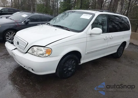 2005 Kia Sedona Ex/Lx из США, поврежденный, VIN KNDUP131256668958